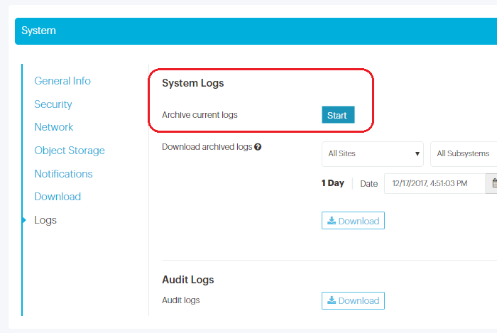 Manage System Settings