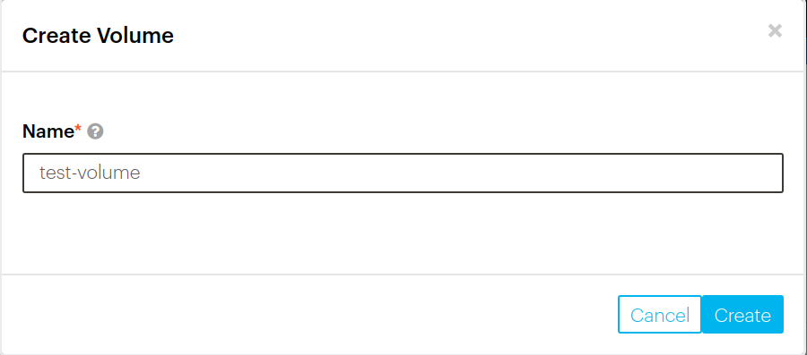 Manage Volumes