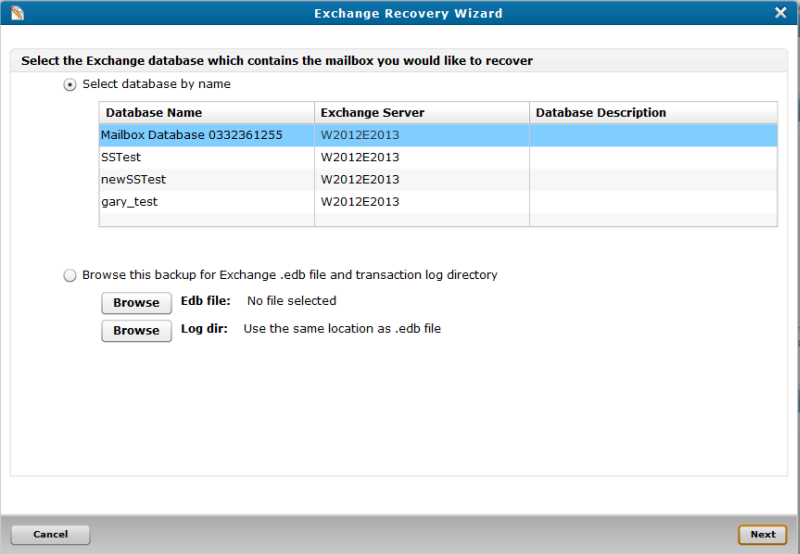 Recovering Mailboxes on an Exchange Server